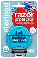 Захисний чхол Sterippod для бритви з цинковою антикоррозійною смугою синій