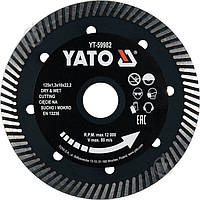 Диск відрізний алмазний Turbo Yato 125x1.3x22.2 (YT-59982)