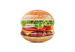 Надувний матрац для плавання Intex 58780 «Гамбургер» (145х142 см ), фото 2
