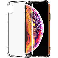 Прозрачный чехол Epic Transparent для Apple iPhone XS Max (6.5") | толщина 1.5 мм Бесцветный (прозрачный)