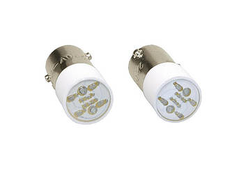Лампа змінна червона LED BA9S AC/DC 24B TNSy Shopolife