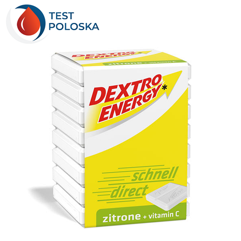 Dextro Energy Zitrone — швидка глюкоза зі смаком лимона та вітаміном С, фото 1