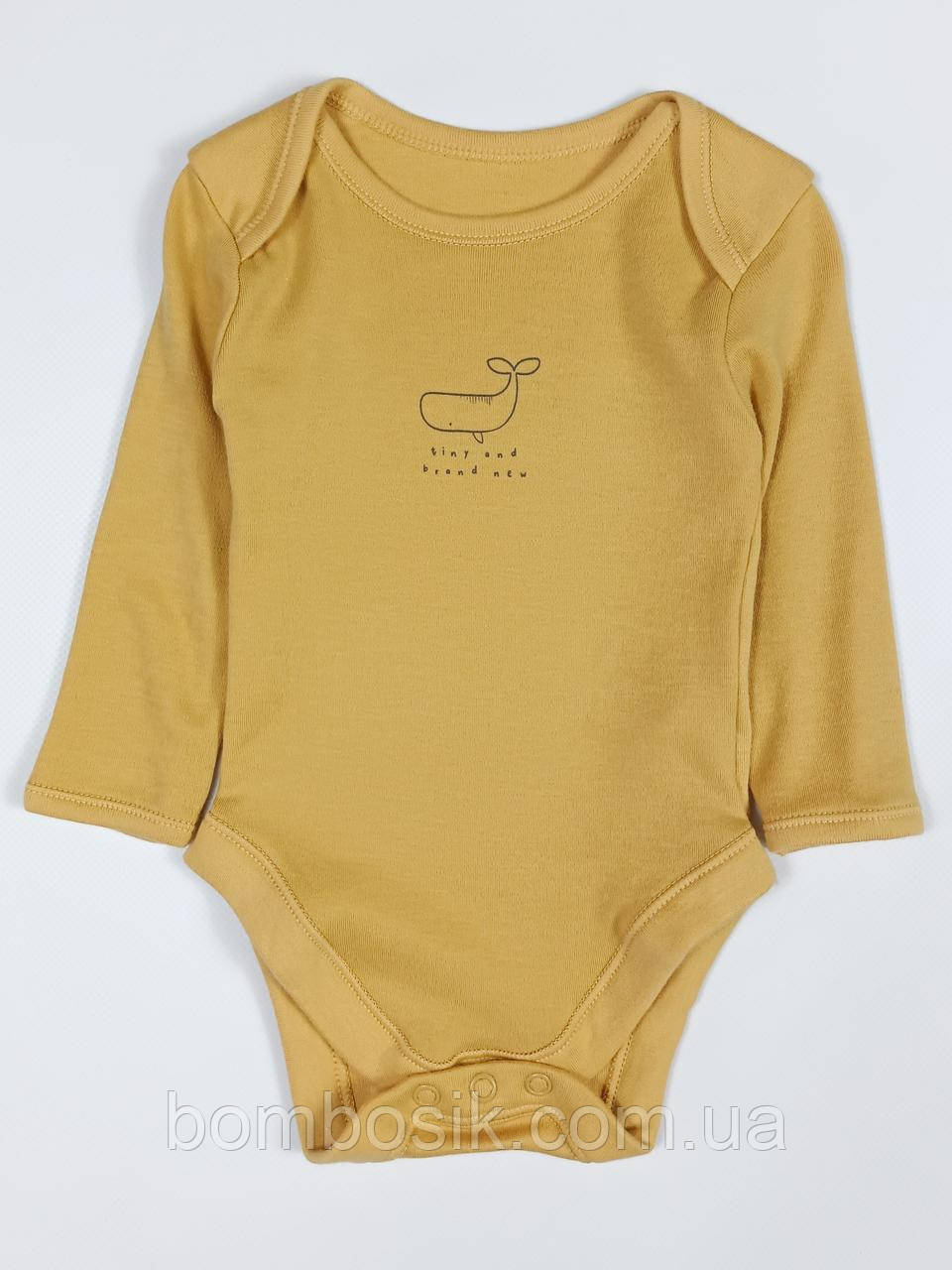 Бодік з довгим рукавом для хлопчика George, tiny baby (2.7кг), фото 1