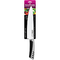 Кухонный нож Maxmark столовый универсальный 20.3 см с нержавеющей стали черный поварской нож для нарезки USE