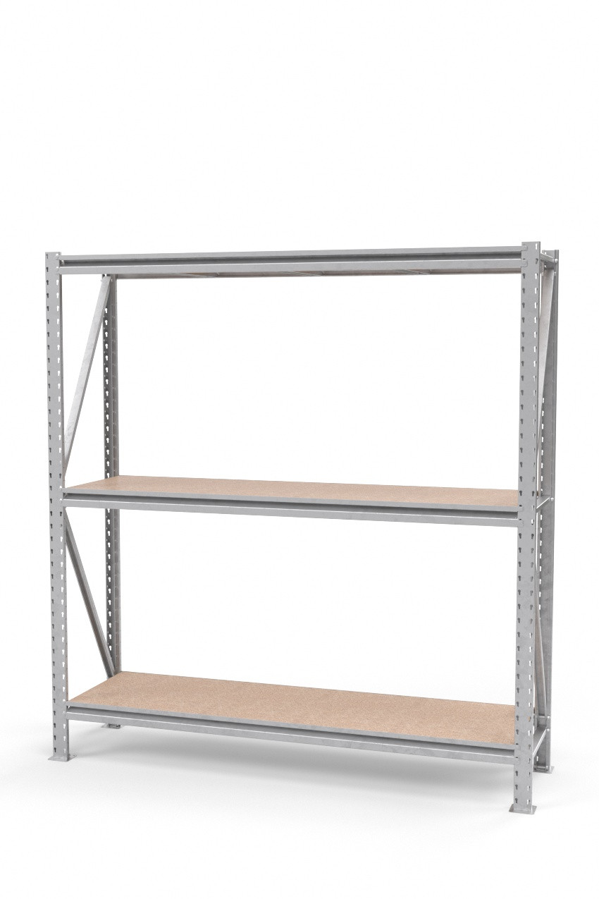 Стелаж для складу, архіву, магазину. SN п. 2000х1720х800 мм оц 3 яруси оц полиця ДСП, фото 1