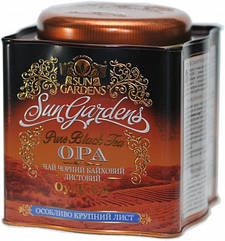 Чай чорний Sun Gardens OPA 150 грамів у жерстяній банці