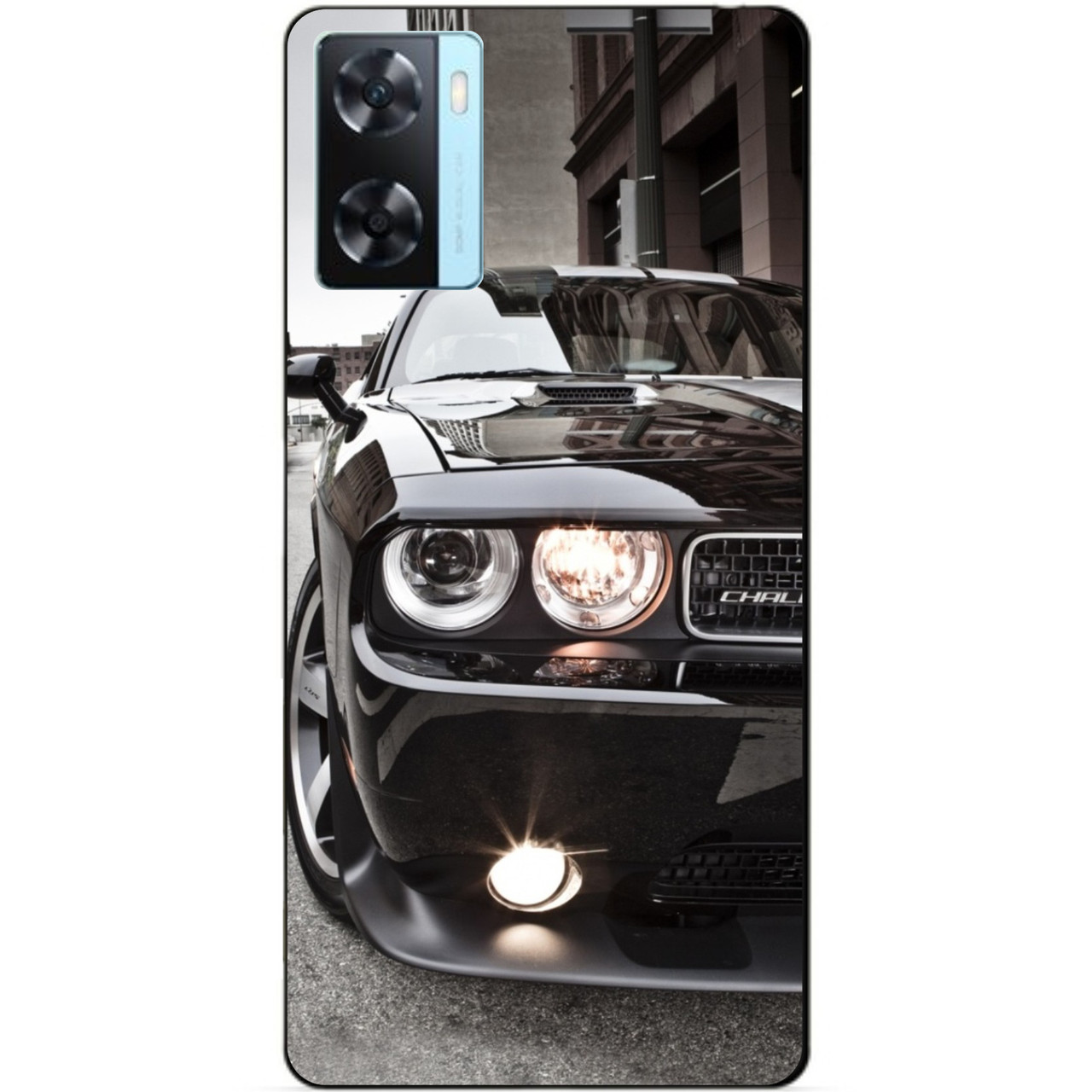 Силіконовий бампер чохол для Oppo A57s з малюнком Dodge