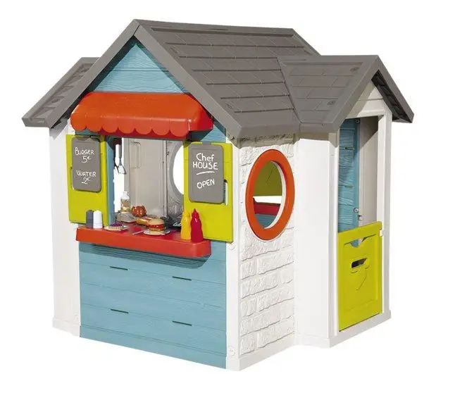 Будиночок ігровий Smoby Шеф Хауз з кухнею, касою та набором посуду, фото 1