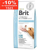 Brit (Брит) Veterinary Diet Dog Grain Free Obesity Беззерновая диета при избыточном весе и ожирении 12кг