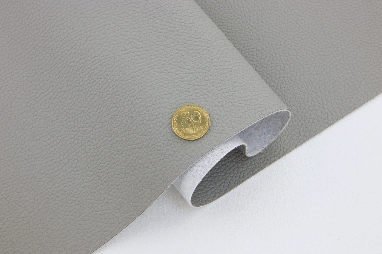 Шкірзамінник Hercul 933 світло-сірий, структурований, шир. 1.40м Туреччина, фото 1