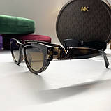 Жіночі сонцезахисні окуляри Max Mara (3610) коричневі, фото 5