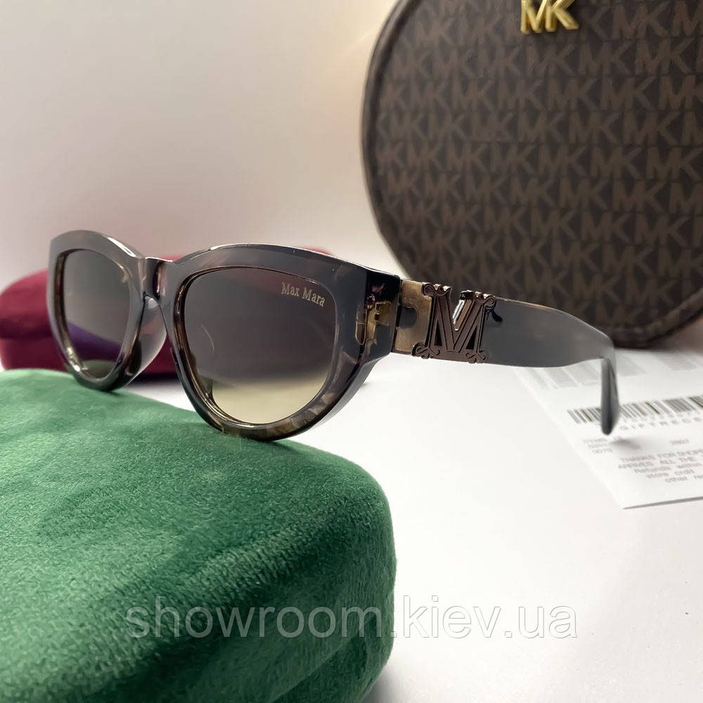 Жіночі сонцезахисні окуляри Max Mara (3610) коричневі