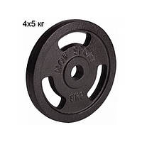 Сет из металлических дисков Hop-Sport Strong 4x5 кг