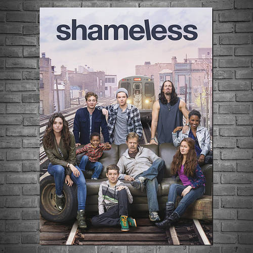 Купить Плакат "Бесстыжие, Бесстыдники, Shameless", 60×43см, цена 180 ...
