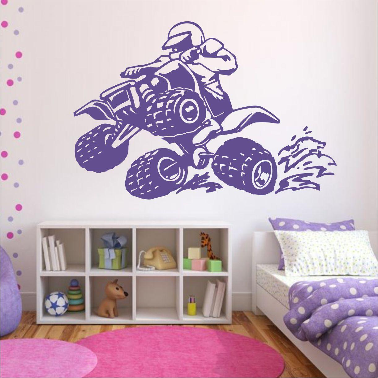 Трафарет для фарбування, Квадроцикл, одноразовий із самоклеючої плівки 95 х 140 см