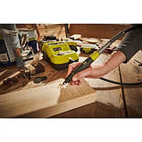 Акумуляторна пряма шліфувальна машина гравер RYOBI R18RT-0 ONE+, фото 9
