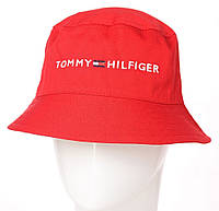 Летняя панама Томми Хилфигер Tommy Hilfiger мужская женская Красный