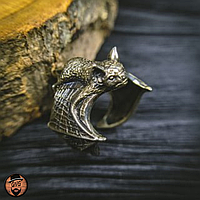 Серебренный перстень "Летучая мышь", серебренный кольца, мужские перстни, серебренные перстни