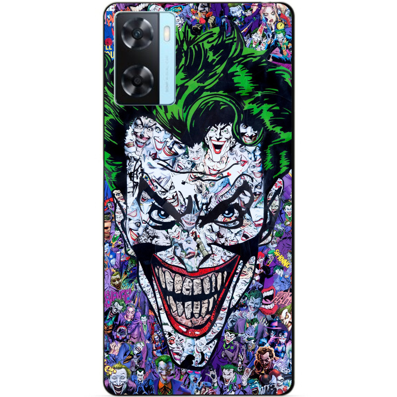 Силіконовий бампер чохол для Oppo A57s з малюнком Джокер