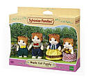 Calico Critters CC1794 Сім'я рудих вишарових котів Sylvanian Families, фото 9