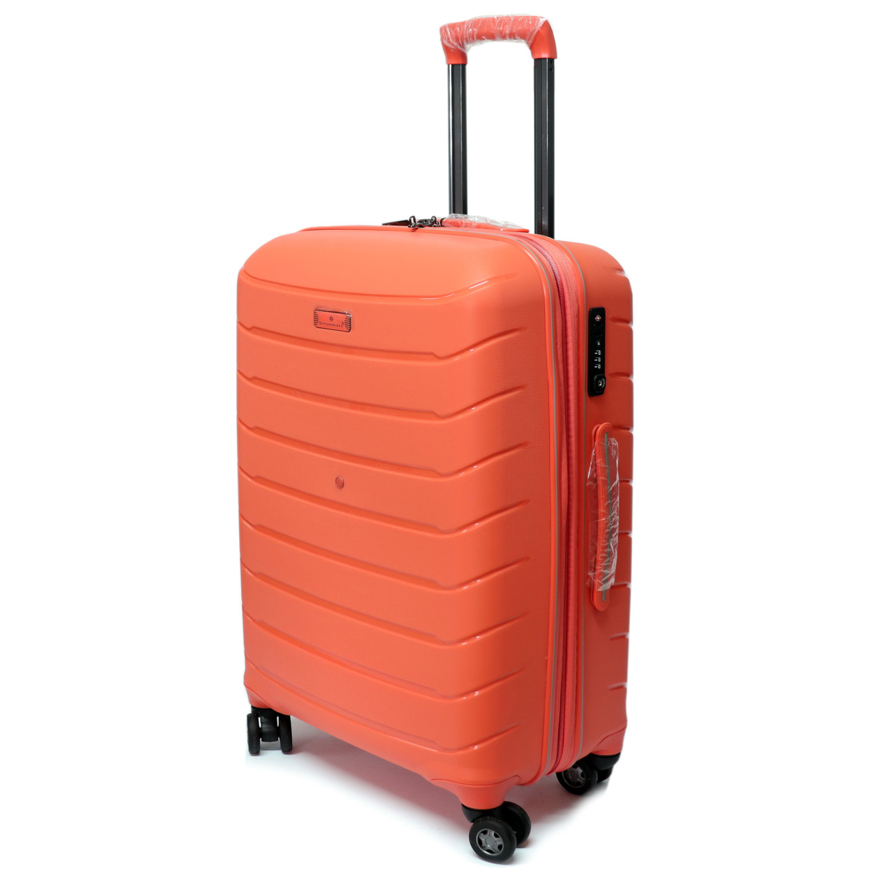 Ударостійка і надійна валіза з поліпропіену для ручної поклажі Airtex теракотовий колір