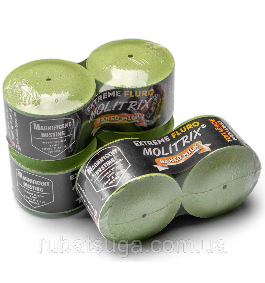 Порошать таблетки на товстолоба Технопланктон Molitrix Топлене молоко EXTREAM FLURO, фото 1