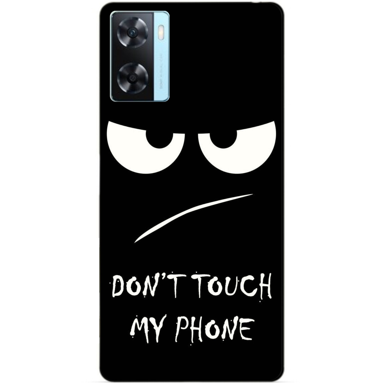 Силіконовий бампер чохол для Oppo A57s з малюнком очей