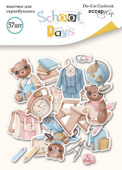 Набір висічок для скрапбукінгу 57шт від Scrapmir School Days SM4900014
