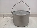 Казанок титановий для походу туризму та кемпінгу каструля з титану Lixada Titanium POT-2800, фото 9