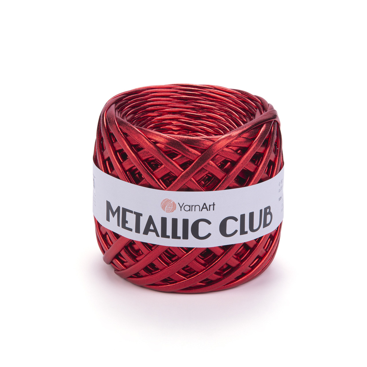Yarnart METALLIC CLUB (Металік Клаб) № 8112 червоний (Трикотажна пряжа, нитки для в'язання)