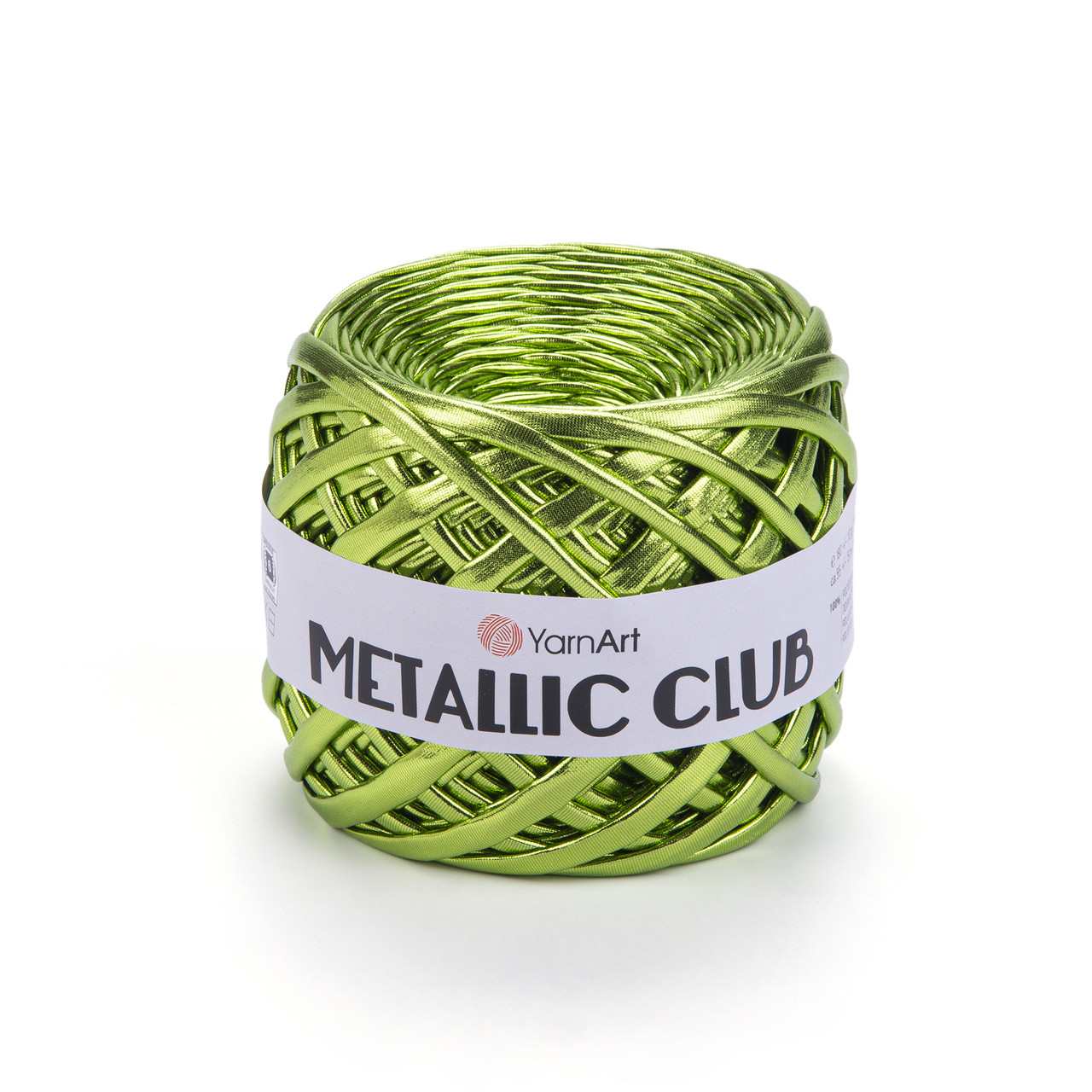 Yarnart METALLIC CLUB (Металік Клаб) № 8116 салатовий (Трикотажна пряжа, нитки для в'язання)