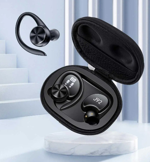 Беспроводные Спортивные Наушники TWS J92 C Сенсорами и Индикатором ...