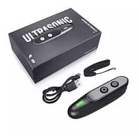 Відлякувач собак ультразвуковий потужний 3 в 1 Ultrasonic STM-00501 з індикатором зарядки та акумулятором від USB Чорний