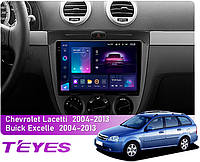 Штатная магнитола Teyes CC3 2k 6+128 Gb 360° Chevrolet Lacetti J200, Buick Excelle Hrv 2004-2013 (F1) 9"