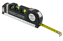 Лазерний рівень з рулеткою і лінійкою /вертикаль/горизонт/хрест LASER LEVEL PRO 3, фото 4