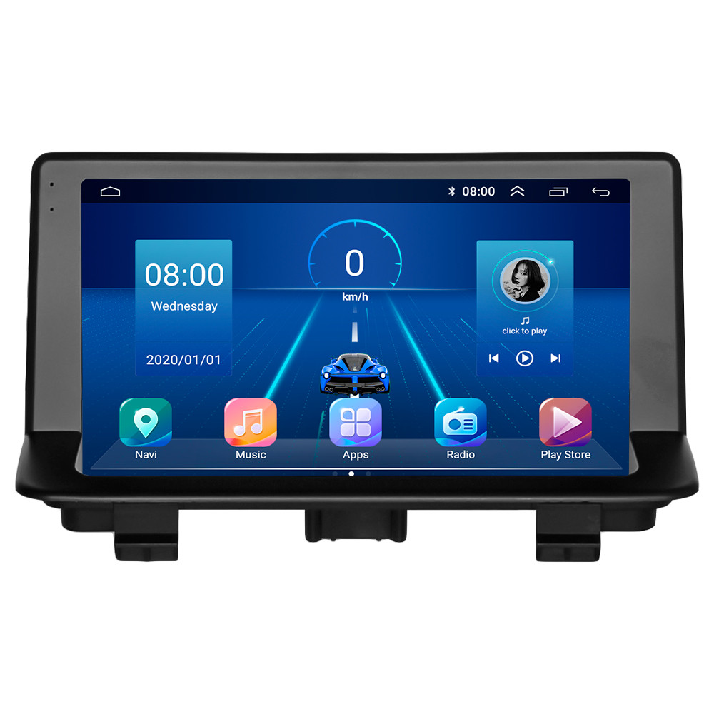 Штатна магнітола Lesko для Audi RS Q3 I (8U) Рестайлінг 2015-2018 екран 9" 6/128Gb 4G Wi-Fi GPS Top