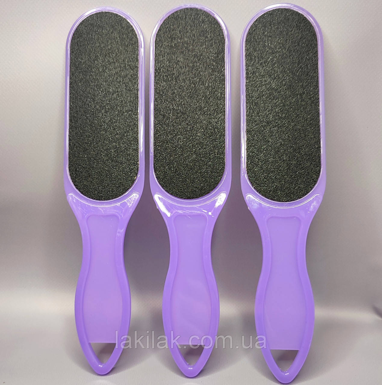 Фиолетовая терка овал для педикюра двухсторонняя - фото 1 - id-p1494130682
