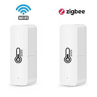 Умный Беспроводной Wi-Fi датчик влажности и температуры Tuya Zigbee