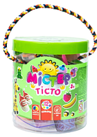 Набір тіста для ліпки 71808 (укр) Містер тісто 12 кольорів, у блістері 10*9см