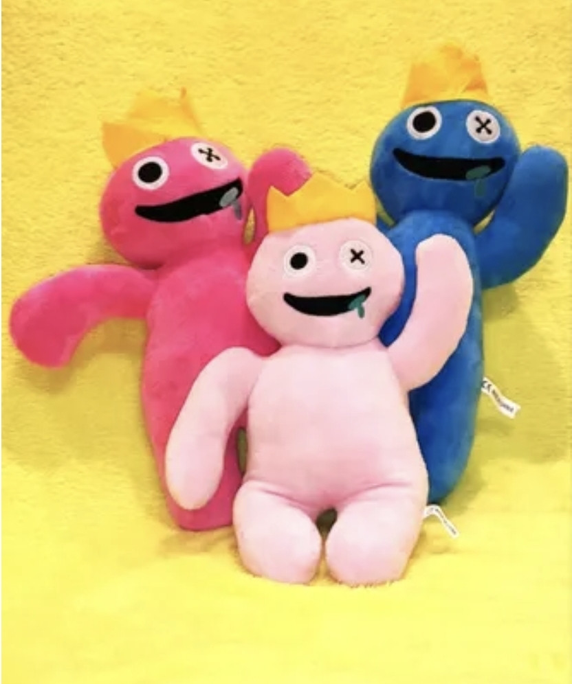 М'яка іграшка райдужні друзі роблокс rainbow friends рожевий Пінк 25 СМ