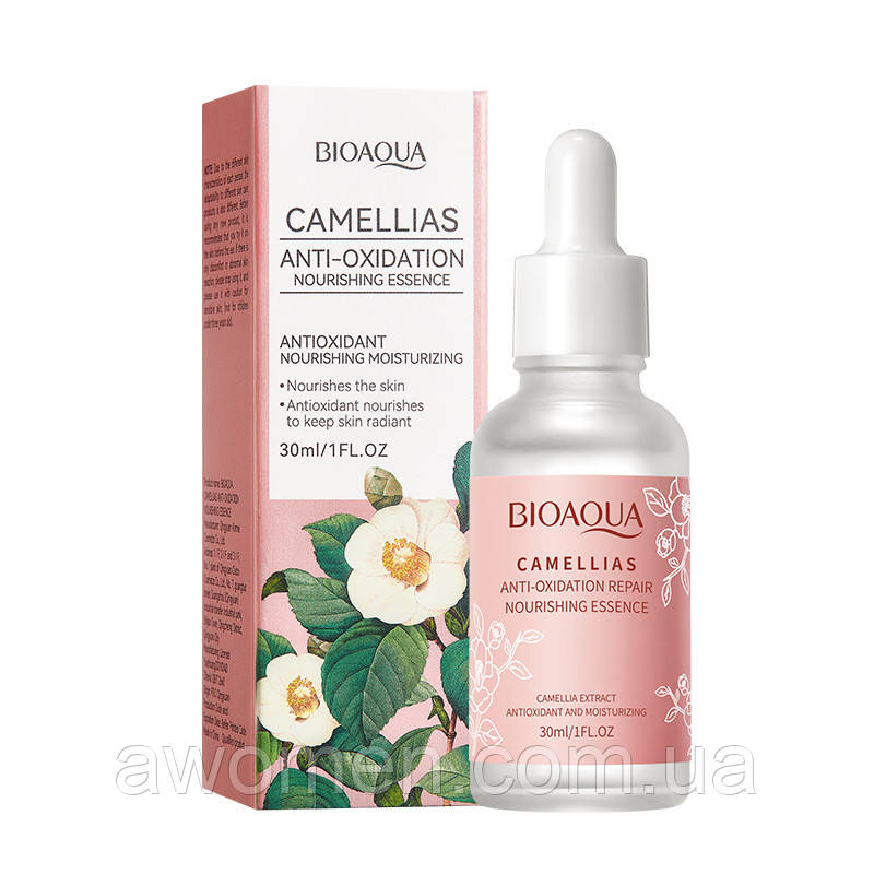 Сироватка Bioaqua Camellias Anti-Oxidation Nourishing Essence з екстрактом камелії 30 ml