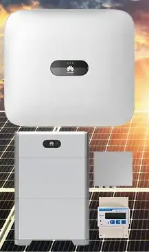 Комплект 5 кВт гібридна однофазна станція Huawei інвертор, акумулятори, модуль живлення