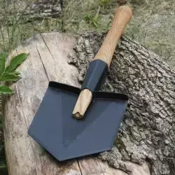 Мала піхотна лопатка, чорна, зручна, компактна, зручна