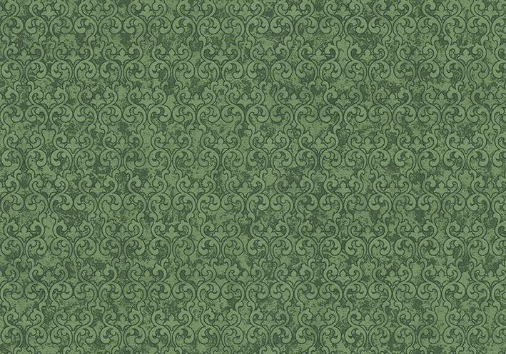 Шпалери вінілові на флізеліновій основі LS Флоріан темно-зелені ДХV-1123/6 (1.06х10.05м)