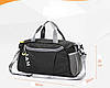 Сумка чорна дорожня, фото 3