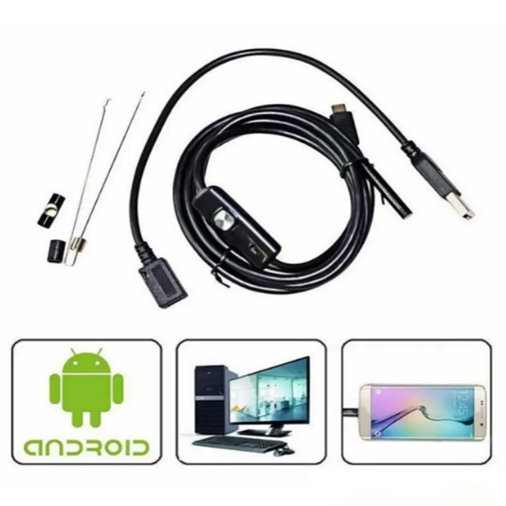Камера ендоскоп Android та PC Endoscope гнучка USB-камера 5 м Jw