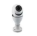 Бездротова IP 360/90 камера в плафон для лампочки Panorama camera icsee L1 E27 Full-HD 2MP WIFI Jw, фото 4