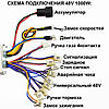 Контролер 48V 1000W YKBYCY25 колекторного двигуна електроквадроциклів/велосипедів з обмежувачем, фото 5