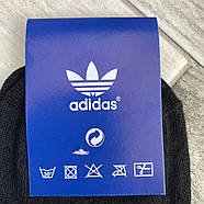 Шкарпетки чоловічі демісезонні спортивні бавовна Adidas, розмір 41-44, короткі, асорті, 06201, фото 6