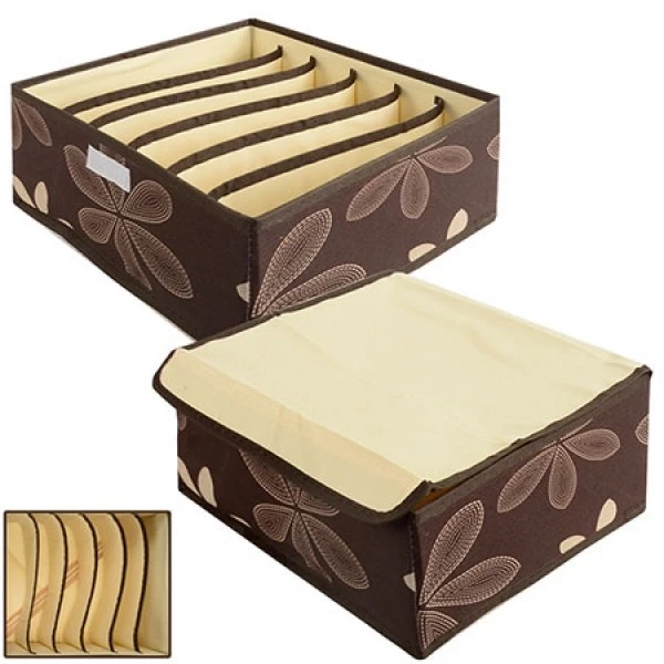 Ящик-органайзер для зберігання речей Stenson 6 відділень, фото 1